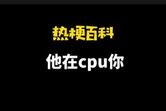 他在CPU你是什么意思，他在CPU你是什么梗的简单介绍