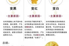 黄金戒指上有红色是怎么办，黄金戒指出现红斑