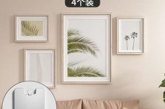 婚纱照不用钉子怎样挂在墙上，婚纱照不能钉钉子怎么挂床头