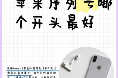 苹果的序列号都代表什么信息，iphone序列号代表了什么
