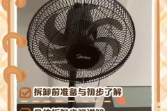 落地扇怎么取下来洗，落地扇拆下来怎么装上去？