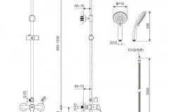 淋浴花洒龙头高度是多少_淋浴花洒龙头距地面多高