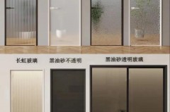 卫生间门玻璃双层磨砂还是单层_卫生间双层磨砂玻璃门图片