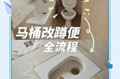 马桶换成蹲坑好换吗，马桶改换蹲便器？