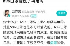 n95口罩可以洗洗重新用吗_n95口罩能洗洗再用吗