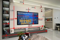 75寸电视能挂空心砖墙上吗_75寸电视可以挂墙壁上吗安全吗