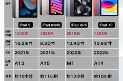 ipad10有iPad128g吗，苹果平板有108英寸吗?？