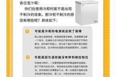 冰柜不制冷的原因和解决方法_冰柜正常运转但不制冷