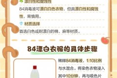 84消毒液的正确使用方法，84消毒液的正确使用方法洗衣服？