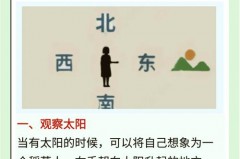 当你面向东南方向时你的左边是什么方向，当你面向东北方时你的左面是哪个方向？