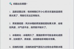 冰箱结冰除冰后不制冷怎么回事_冰箱结冰清理后不制冷了