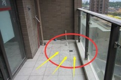 阳台地漏一般留在什么位置，阳台地漏安装图