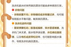 洗衣机脱水为什么会跳到漂洗_洗衣机脱水为什么会跳到漂洗标志