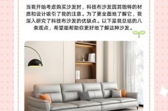 科技布沙发能不能买，科技布沙发实用吗？