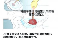 马桶保鲜膜疏通法原理，马桶用保鲜膜通水的方法