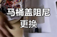 怎样拆马桶盖的阻尼器，马桶盖阻尼器拆不下来？