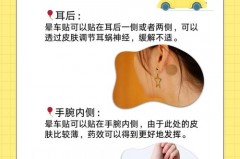 晕车贴贴一只耳朵还是两只_晕车贴贴左耳还是右耳