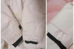 米色羽绒服弄上油怎么洗_米色羽绒服油污怎么办