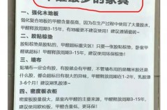 新家具是否都会甲醛超标_新家具也有甲醛吗