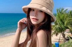 夏天戴渔夫帽怎么扎头发好看，适合戴渔夫帽的发型扎法