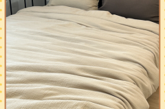 双层纱四件套适合什么季节用_双层纱四件套可以机洗吗