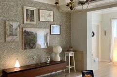 电视墙太难看可以贴墙纸遮挡吗，电视墙可以用壁纸做吗