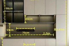 2米8宽餐厅能做餐边柜吗，28米宽的餐厅可以打餐边柜吗