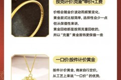 为什么现在的黄金都是按标价卖的，为什么现在买黄金首饰都不是按克算了