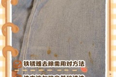 衣服铁锈怎么去除要用什么洗，衣服铁锈怎么去除要用什么洗才干净