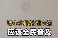 墙布上的水渍怎么处理_墙布出现水渍了怎么办
