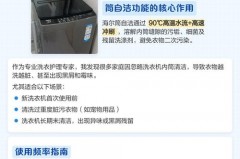 洗衣机简自洁功能是干什么用的，洗衣机简自洁是空洗吗