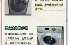 洗衣机简自洁功能是干什么用的，洗衣机简自洁是空洗吗？