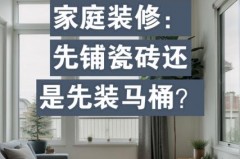 装修先装马桶还是先保洁，先安装洁具还是先保洁？
