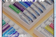 画布上的颜料能洗掉吗_画布颜料起坨
