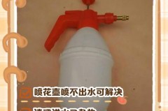 小喷壶喷不出来水是哪里的问题_小喷壶喷不出水修理图解