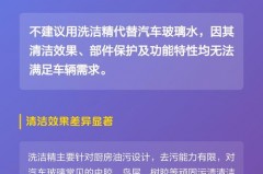 没有玻璃水可以用洗洁精吗，没有玻璃水可以用自来水吗