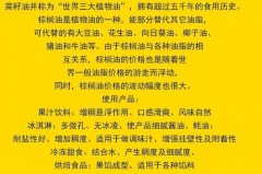 棕榈油是什么油，精炼棕榈油是什么油