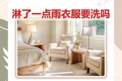 被雨淋了的衣服可以只用清水冲洗一遍吗，被雨淋过的衣服用清水涮一遍可以吗？